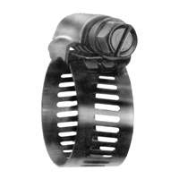 Hose Clamps - Stainless Steel Band & Screw, Min Dia. 0.563, Max Dia. 1-1/4" Equipment World