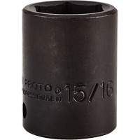 Socket, Impact, 15/16", 1/2" Drive, 6 Points Equipment World