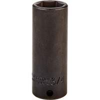 Socket, Impact, 3/4", 3/8" Drive, 6 Points, Deep Equipment World
