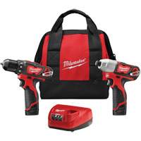 M12 Cordless 2-Tool Combo Kit, Lithium-Ion, 12 V Equipment World