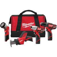 M12 Cordless 4 Tool Combo Kit, Lithium-Ion Equipment World