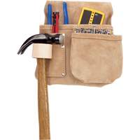 Half Carpenter Apron, Multiple Tool Holder, Leather, 4 Pockets Equipment World