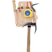 Drywall Tool Pouch, Tool Holder, Leather, 7 Pockets Equipment World