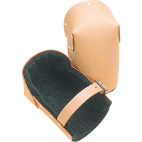 Hard Shell Knee Pads, Buckle Style, Leather Caps, Foam Pads TN240 | Equipment World