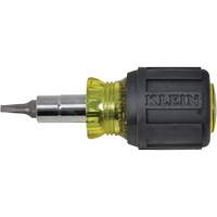 Tournevis multi embouts court a/pointe carr&eacute;e, 3-1/5" lo, Prise Coussin&eacute;e Equipment World