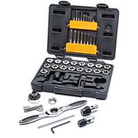 Metric Ratcheting Tap & Die Set, 42 Pieces Equipment World