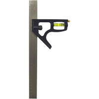 &eacute;querre combin&eacute;e pouces/m&eacute;trique, 12" lo, 1/8"/1/16"/1/32"/1 mm Graduations, Acier inoxydable, Ordinaire Equipment World
