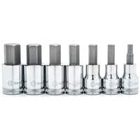 Jeu de douilles &agrave; embout m&eacute;triques, Hexagonale, Prise 1/2", 7 mr Equipment World