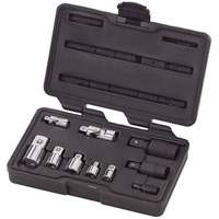 Jeu de douilles &agrave; joints et d'adaptateurs de douilles universelles 1/4", 3/8" et 1/2" &agrave; 10 pi&egrave;ces Equipment World