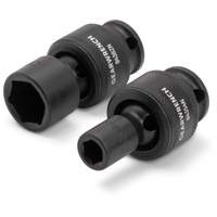 Jeu de 15 douilles m&eacute;triques flexibles universelles &agrave; chocs 3/8" &agrave; 6 pans Equipment World