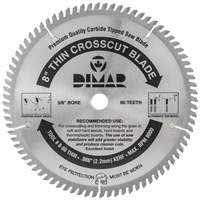Industrial Saw Blade - Crosscut Thin Kerf, 8", 80 Teeth, Wood Use Equipment World
