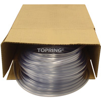 Tubing, Air/Water, 0.625" OD x 100' L, PVC, Clear, 30 PSI @ 20°C Equipment World