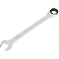 72-Tooth Ratcheting Combination Wrench, 12 Point, 30 mm, Chrome/Polished Finish Equipment World