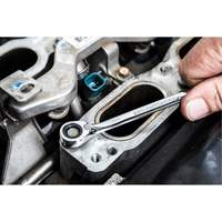 Jeu de cl&eacute;s &agrave; cliquets r&eacute;versibles SAE &agrave; 12 pans et 72 dents, Combinaison, 13 morceaux, Imp&eacute;rial Equipment World