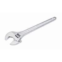 Adjustable Tapered Handle Wrench - Carded, 15" L, 1-11/16"/43 mm Max Width, Chrome/Polished Equipment World