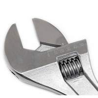 Adjustable Tapered Handle Wrench - Carded, 18" L, 2-1/16"/53 mm Max Width, Chrome/Polished Equipment World