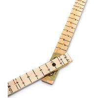 R&egrave;gle de maçon surdimensionn&eacute; Red End, 6' lo, Bois, Graduations de 1/16" Equipment World