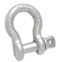 Anchor Shackle, 3/16", Screw Pin, Hot Dip Galvanized Equipment World