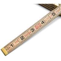R&egrave;gle pliante, 6' lo, Bois, Graduations de 1/16" Equipment World