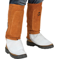 Leather Spats, 14" L, Lava Brown Equipment World