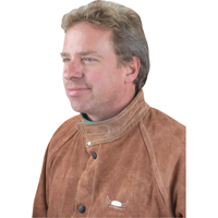 Welding Jacket, Leather, 4X-Large, Lava Brown Equipment World