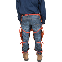 Leather Split Leg Apron & Chaps, 40" L, Lava Brown Equipment World