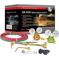 Silver Heavy-Duty Welding & Cutting Outfi ts, 3/4" Cut, 1/2" Weld TTV022 | Equipment World