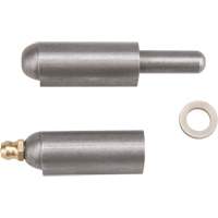 Charni&egrave;re &agrave; souder, 0,512" dia. x 3,15" lo, Acier doux a/goupille fixe en acier Equipment World