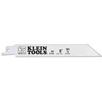 Reciprocating Saw Blades, Bi-Metal, 18 TPI, 6" L x 3/4" W Equipment World