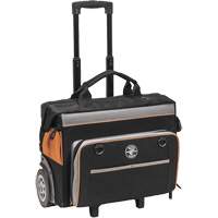 Sac &agrave; outils roulant Tradesman Pro, Polyester balistique, 24 pochettes, Noir/Orange Equipment World
