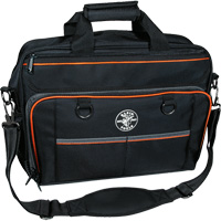 Tradesman Pro Tech Bag with Laptop Pocket, Polyester, 22 Pockets, Black/Orange Equipment World