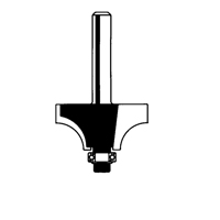 Router Bit - Beading Bit, 5/8" Dia., 1/4" Shank Equipment World