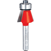 Router Bit - Chamfer Bit, 23/32" Dia., 1/4" Shank Equipment World