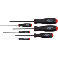 Ball Driver Screwdriver Sets - Metric, 6 Pcs. Equipment World