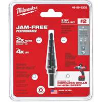 #2 Step Drill Bit, 3/16" - 1/2" , 1/16" Increments, High Speed Steel Equipment World