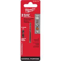 Thunderbolt&reg; Jobber Drill Bit, High Speed Steel, 1/16", 1-7/8" L, 7/8" Flute, 135° Point Angle Equipment World