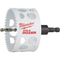 Hole Dozer Hole Saw with Arbor, 3", 1-5/8" Depth of Cut, Bi-Metal Equipment World