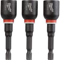 Shockwave Impact Duty Nut Driver, 1/4" Tip, 12 mm Drive, 2-9/16" L, Magnetic Equipment World