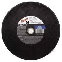 High Speed Cut-Off Wheel, 12" x 1/8", 1" Arbor, Type 1, Aluminum Oxide, 4365 RPM Equipment World