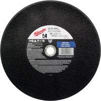 General Purpose Cut-Off Wheels, 14" x 3/32", 1" Arbor, Type 1, Aluminum Oxide, 4365 RPM Equipment World