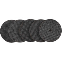 Reinforced Cut-Off Wheels, 1-1/2" x 0.045", None Arbor, Type 1, Aluminum Oxide, 40000 RPM Equipment World