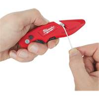 Fastback Flip Utility Knife, 2" Blade, Carbon Steel Blade, Metal Handle Equipment World