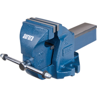 Heavy-Duty Bench Vise, 5" Jaw Width, 3-3/10" Throat Depth Equipment World