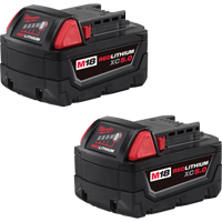 M18 Redlithium Battery Pack, Lithium-Ion, 18 V, 5.0 A Equipment World