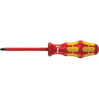 160 iS VDE Insulated Square point screwdriver, #2 Tip, Round, 12" L, Plastic Handle Equipment World