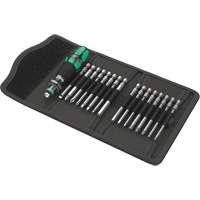 Kraftform Kompakt 60 Screwdriver & Bit Set 17-PC, 6-3/32" L, Plastic Handle Equipment World