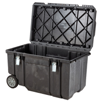 TOUGH CHEST Mobile Storage, 38-29/32" x 23-3/32" x 24-5/16", Black Equipment World