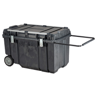TOUGH CHEST Mobile Storage, 38-29/32" x 23-3/32" x 24-5/16", Black Equipment World