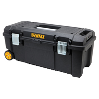 Tool Box on Wheels, 12-1/2" W x 28-1/2" D x 12" H, Black Equipment World