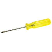 Tournevis &agrave; fente, 3/16", 8-1/4" lo, Prise Plastique Equipment World